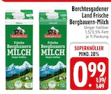 Aktuelles Frische Bergbauern-Milch Angebot bei EDEKA in Regensburg ab 0,99 €
