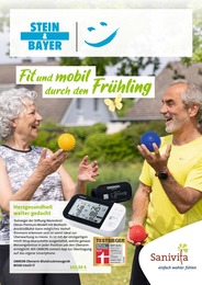 Aktueller Sanitätshaus Stein & Bayer GmbH Sanitätshäuser Prospekt für Schmelz: Fit und mobil durch den Frühling mit 6} Seiten, 13.03.2024 - 31.05.2024