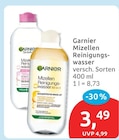 Mizellen Reinigungswasser von Garnier im aktuellen budni Prospekt