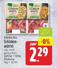 Schinkenwürfel von Edeka Bio für 2,29 € bei EDEKA im Angebot Schinkenwürfel von Edeka Bio im aktuellen EDEKA Prospekt