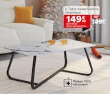 TABLE BASSE SIDONIE CÉRAMIQUE - But à Mérignac TABLE BASSE SIDONIE CÉRAMIQUE en promo chez But Mérignac à 149,99 €