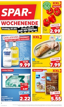 Absolut Vodka Angebot im aktuellen Kaufland Prospekt auf Seite 8