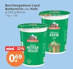 Buttermilch oder Kefir von Berchtesgadener Land im aktuellen V-Markt Prospekt für 0,69 €