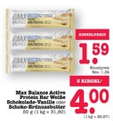 Aktuelle Schokolade Angebote bei E center in Wiesbaden Aktuelles Active Protein Bar Weiße Schokolade-Vanille Angebot bei E center in Wiesbaden ab 1,34 €