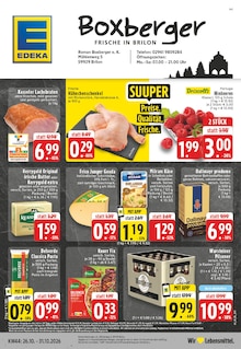 Aktueller EDEKA Prospekt (Brilon, 26 Seiten zum blättern EDEKA Prospekt Aktuelle Angebote mit 26 Seiten