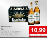 Aktuelle Krombacher Angebote bei Getränkefachmarkt Rausch in Gießen Aktuelles Pils Angebot bei Getränkefachmarkt Rausch in Gießen ab 10,99 €