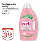 Waschmittel Flüssig im Angebot bei GLOBUS in Hürth Waschmittel Flüssig Angebote von Burti bei GLOBUS Hürth für 3,19 €