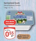 Zaziki Sahnequark Angebote von Sachsenland bei GLOBUS Braunschweig für 0,55 €