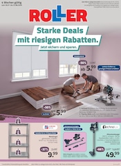 ROLLER Möbel & Einrichtung Prospekt der aktuellen Woche mit 4 Seiten, gültig von 26.07.2026 bis 22.08.2026, in Lucka und Umgebung Aktueller ROLLER Möbel & Einrichtung Prospekt in Lucka und Umgebung, " Starke Deals mit riesigen Rabatten. " mit 4 Seiten, 26.07.2026 - 22.08.2026