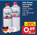 Wasser im Angebot bei Netto Marken-Discount in Flensburg Wasser Angebote von Hella bei Netto Marken-Discount Flensburg für 0,69 €