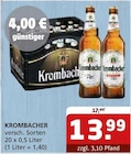 Getränke Quelle WVG - Krombacher Angebot im Prospekt Krombacher bei Getränke Quelle WVG im Prospekt "" für 13,99 €
