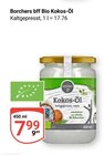 Kokos-Öl im Angebot bei GLOBUS in Halle Kokos-Öl Angebote von Borchers bff Bio bei GLOBUS Halle für 7,99 €