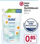 Seife oder Nachfüllbeutel Angebote von Isana bei Rossmann Bielefeld für 0,85 €