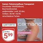 Damen-Feinstrumpfhose Transparent Angebote von Camano bei GLOBUS Pirmasens für 5,99 €