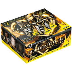 Golden Love 3er-Pack Verwandlungsvulkane mit versch. Effekten