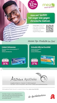 mea - meine apotheke Prospekt der KW 24 "Unsere Juni-Angebote" Aktueller mea - meine apotheke Prospekt "Unsere Juni-Angebote" Seite 1 von 4 Seiten