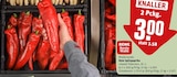 Rote Spitzpaprika im Angebot bei REWE in Lehrte Rote Spitzpaprika Angebote von REWE Beste Wahl bei REWE Lehrte für 3,00 €
