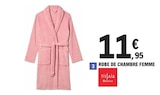 Robe de chambre femme - TISSAIA BASICS dans le catalogue E.Leclerc