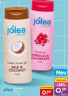 Creamy shower gel MILK & COCONUT im Angebot bei Netto Marken-Discount in Neu-Ulm Creamy shower gel MILK & COCONUT Angebote von jolea pure corn bei Netto Marken-Discount Neu-Ulm für 0,59 €
