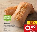 Aktuelles Ciabatta Angebot bei Netto Marken-Discount in Freiburg (Breisgau) ab 0,69 €