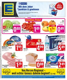 Fleisch im aktuellen EDEKA Prospekt (Regensburg) Fleisch im EDEKA Prospekt "IM EINSATZ FÜR FRISCHE & VIELFALT." mit 30 Seiten (Regensburg)