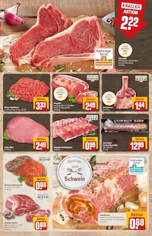Hackfleisch im aktuellen REWE Prospekt (Heidelberg) Hackfleisch im REWE Prospekt "Dein Markt" mit 34 Seiten (Heidelberg)