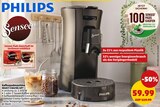 Kaffeepadmaschine SELECT CSA230/69 im Penny Prospekt Kaffeepadmaschine SELECT CSA230/69 von PHILIPS im aktuellen Penny Prospekt für 59,99 €