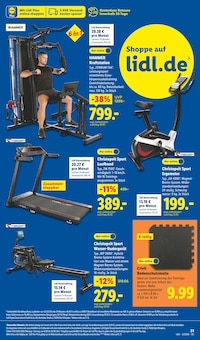 Ergometer im aktuellen Lidl Prospekt (Kiel) Ergometer im Lidl Prospekt "LIDL LOHNT SICH" mit 61 Seiten (Kiel)