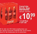 Aktuelle Coca Cola Angebote bei Getränke A-Z in Oranienburg Aktuelles 6x1,0L Glas MEHRWEG Angebot bei Getränke A-Z in Oranienburg ab 10,99 €