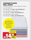 Spannbettlaken Edel-Jersey Angebote bei Marktkauf Aalen für 14,95 €