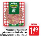 Käsewurst gebraten bei EDEKA im Prospekt "" für 1,49 €