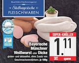 Bayerische Münchner Weißwurst bei E center im Prospekt "" für 1,11 €