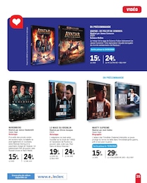 Prix et réduction Film DVD dans le prospectus E.Leclerc en cours Offre Film DVD dans le catalogue E.Leclerc du moment à la page 25