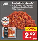 Aktuelles Geschnetzeltes "Gyros Art" Angebot bei Netto Marken-Discount in Düsseldorf ab 2,99 €