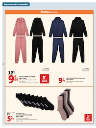 Prix et réduction Vêtements dans le prospectus Auchan Hypermarché en cours Offre Vêtements dans le catalogue Auchan Hypermarché du moment à la page 62