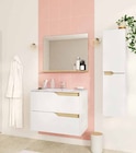 Ensemble meuble sous-vasque à suspendre l. 80 cm + plan vasque + miroir - Tolima - Castorama à Dunkerque Ensemble meuble sous-vasque à suspendre l. 80 cm + plan vasque + miroir - Tolima en promo chez Castorama Dunkerque à 129,00 €