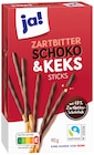 Schoko & Keks Sticks im Angebot bei REWE in Berlin Schoko & Keks Sticks Angebote von ja! bei REWE Berlin für 1,29 €
