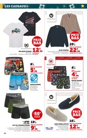 Chaussures Homme Angebote im Prospekt "LES PRIX BAS de Noël" von Hyper U auf Seite 88