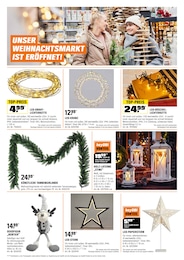 OBI Weihnachtsdekoration im Prospekt 