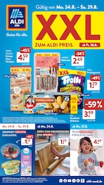ALDI SĂD Discounter Prospekt der aktuellen Woche mit 31 Seiten, gĂŒltig von 24.08.2026 bis 29.08.2026, in BrĂ€unlingen und Umgebung Aktueller ALDI SĂD Discounter Prospekt in BrĂ€unlingen und Umgebung, "Gutes fĂŒr Alle." mit 31 Seiten, 24.08.2026 - 29.08.2026