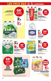 Promotion Perrier dans le prospectus Hyper U, valable du 20/05/2025 au 01/06/2025 Promo Perrier dans le catalogue Hyper U du moment à la page 22