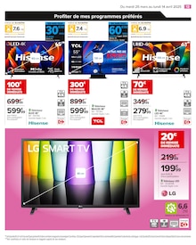 Promo TV Samsung dans le catalogue Carrefour du moment à la page 15