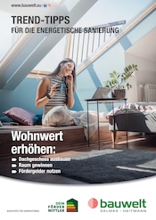 Aktueller Delmes Bauwelt Prospekt mit Garten, "Trend-Tipps für die energetische Sanierung", Seite 1