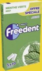 Chewing gum sans sucres cool  menthe verte - FREEDENT à 1,99 € dans le catalogue Géant Casino