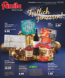 famila Nordost Prospekt für Seelze mit 24 Seiten famila Nordost Prospekt für Seelze: "Festlich geniessen!", 24 Seiten, 11.12.2023 - 23.12.2023