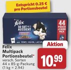 Multipack Portionsbeutel Angebote von Felix bei combi Aurich für 10,99 €