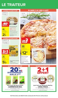 Promotion Fast Food dans le prospectus Carrefour, valable du 11/08/2026 au 24/08/2026 Promo Fast Food dans le catalogue Carrefour du moment à la page 19