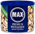 Premium Pistazien Angebote von Max bei REWE Chemnitz für 4,99 €