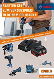 Bosch bei OBI Prospekt für Friesack: Starter-Set zum Vorzugspreis, 3 Seiten, 07.11.2022 - 27.11.2022