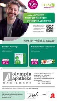 Aktueller mea - meine apotheke Prospekt "Unsere November-Angebote" für Kiel Aktueller mea - meine apotheke Prospekt für Kiel mit Seiten